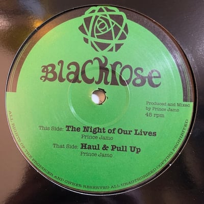 Prince Jamo - The Night Of Our Lives / Haul And Pull Up picture 2