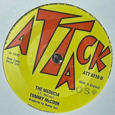 Tapper Zukie, Tommy McCook - Natty Dread Don't Cry / The Meducia picture 2