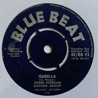 Bobby Aitken, Buster's Group - Never, Never / Isabella picture 2