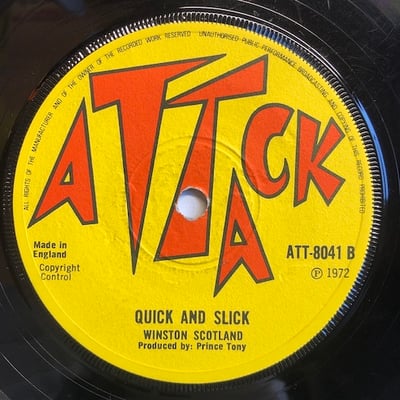 Bongo Les, Bingy Bunny, Winston Scotland - Feel Nice (Version) / Quick And Slick picture 2