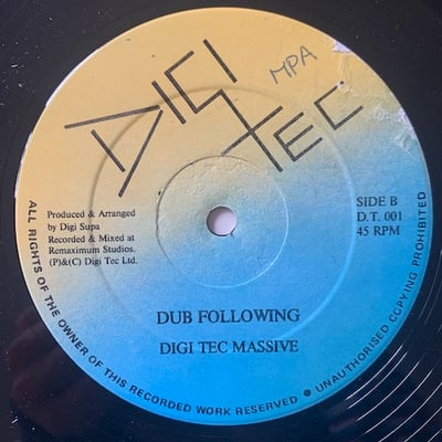 Horseman, Digi Tec Massive - Follow Me / Dub Following picture 2