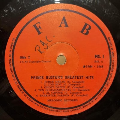 Prince Buster - Fabulous Greatest Hits picture 3
