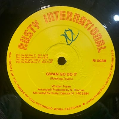 Tristan Palmer, Toyan - Woman Woman / Gwan Do It picture 2