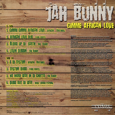 Jah Bunny - Gimme African Love picture 2