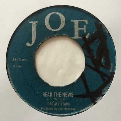 Dice The Boss, Joe's All Stars - Your Boss D.J. / Read The News picture 2