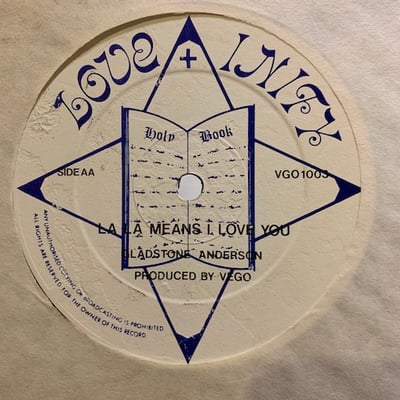 Gladstone Anderson, The Chosen Few - La La Means I Love You / Love Between A Boy & Girl picture 2