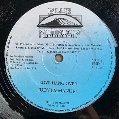Judith Emmanuel - If You Want Me / Love Hang Over picture 2