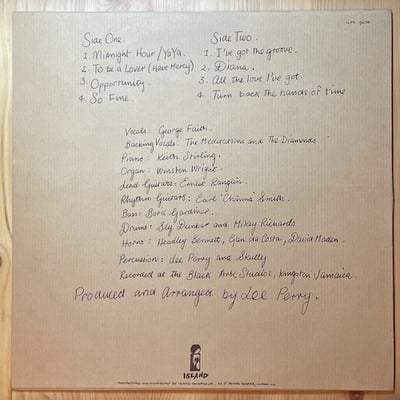 George Faith - To Be A Lover picture 2