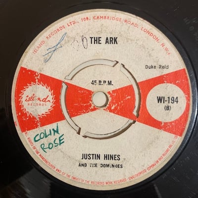 Justin Hinds & The Dominoes - Rub Up Push Up picture 2