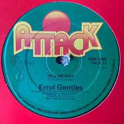 Errol Gentles - Tell Me Why / Far Far Away picture 2