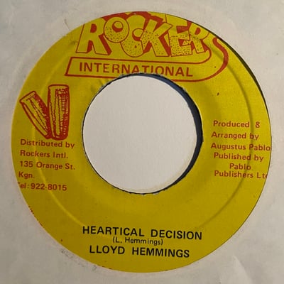 Lloyd Hemmings - Heartical Decisionpicture