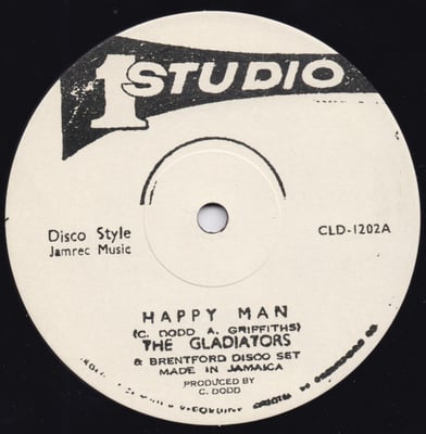 The Gladiators, Brentford Disco Set, Lloyd & Devon - Happy Man / Push Push picture 2