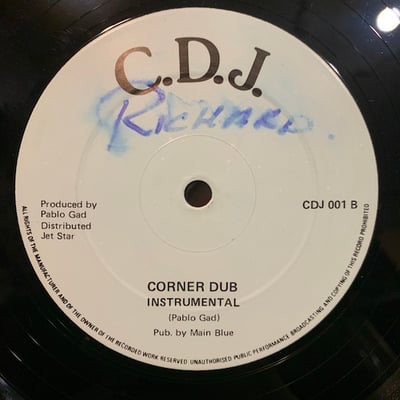 Pablo Gad - Meet Me On The Corner / Corner Dub picture 2