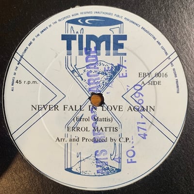 Errol Mattis - Never Fall In Love Again picture 2