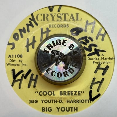 Big Youth, The Crystalites - Cool Breeze / Wild Storm picture 2