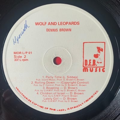 Dennis Brown - Wolf & Leopards picture 3