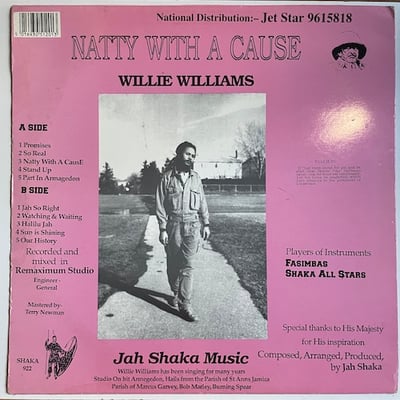 Willi Williams - Natty With A Cause picture 2