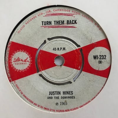 Tommy McCook, Justin Hinds & The Dominoes - Rocket Ship / Turn Them Back picture 2
