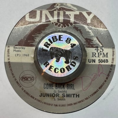 Slim Smith, Junior Smith - Everybody Needs Love / Come Back Girl picture 2