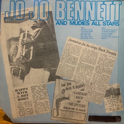 Jo Jo Bennett, Mudies All Stars - Groovy Joe picture 2