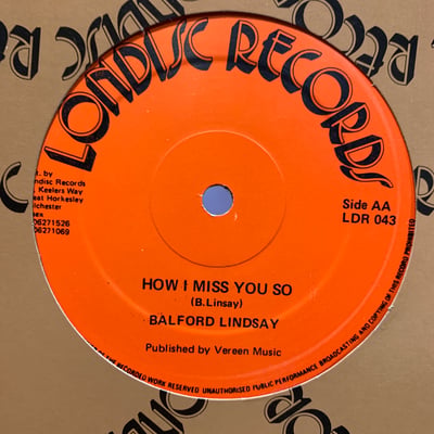 Balford Lindsay - Just Because I Love You picture 3