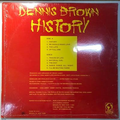 Dennis Brown - History picture 2