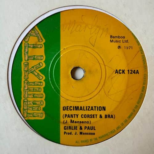 Girlie, Paul, Joe's All Stars – Decimalization (Panty Corset & Bra) / Version Of Panty
