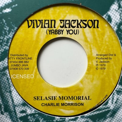 Charlie Morrison - Selassie Momorialpicture
