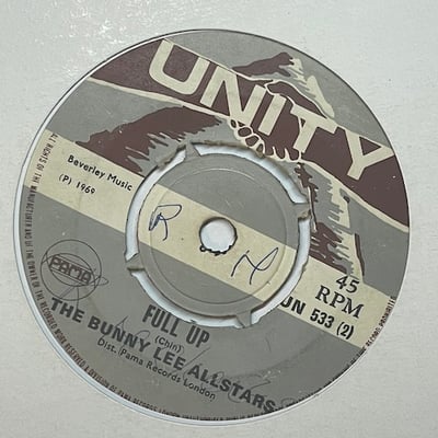 The Bunny Lee Allstars - Hook Up / Full Up picture 2