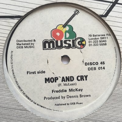 Freddie McKay - Mop And Cry / Pope Of Rome (Falling) picture 2