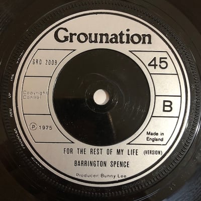 Barrington Spence - For The Rest Of My Life picture 2