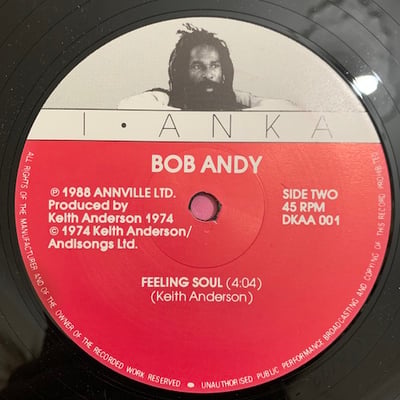 Bob Andy - Cherry / Feeling Soul picture 2