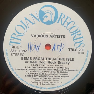 Various - Gems From Treasure Isle Or Real Cool Rock Steady picture 3