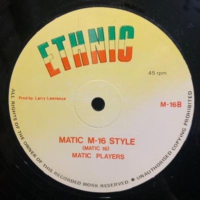 Matic 16 - Get Myself Together / Matic M-16 Style picture 2