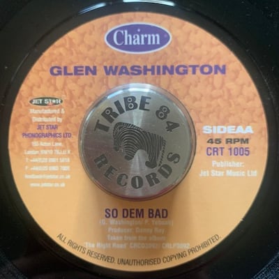 Glen Washington - Secret Lover / So Dem Bad picture 2