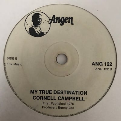 Cornell Campbell - A Tear Fell / My True Destination picture 2