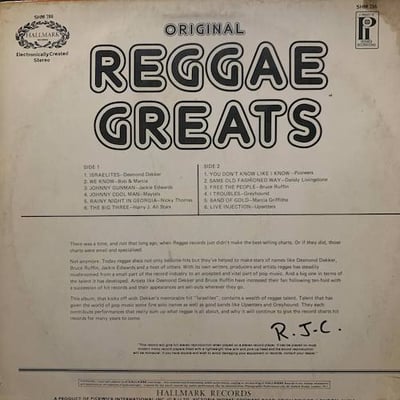 Various - Original Reggae Greats picture 2