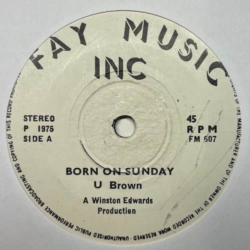 U Brown – Born On Sunday