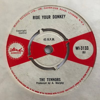 The Tennors - Ride Your Donkey / I've Got To Get You Off My Mindpicture