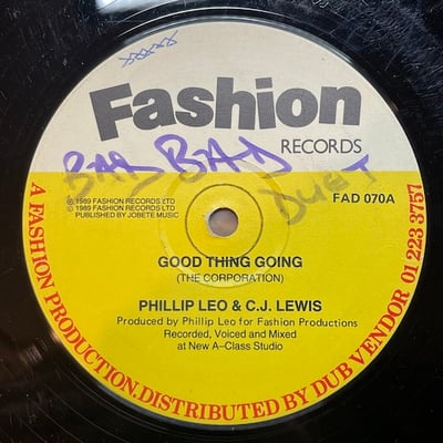 Phillip Leo, CJ Lewis - Good Thing Going / Stop Fooling Around picture 2