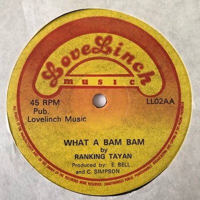 Michael Prophet, Toyan - True Born African / What A Bam Bam picture 3