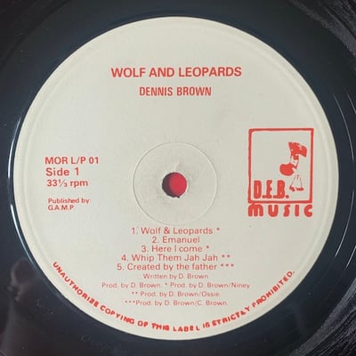 Dennis Brown - Wolf & Leopards picture 4