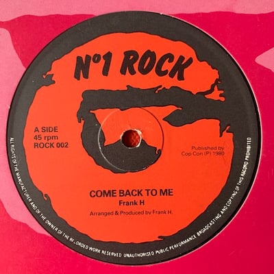 Frank H, Rags & Riches - Come Back To Me / Don't Throw It All Away picture 2
