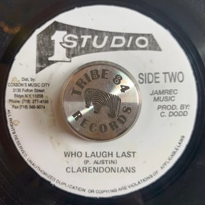 Freddie McKay, The Clarendonians - Picture On The Wall / Who Laugh Last picture 3