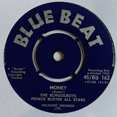 The Schoolboys, Prince Buster's All Stars - School Boy Blues / Money picture 2