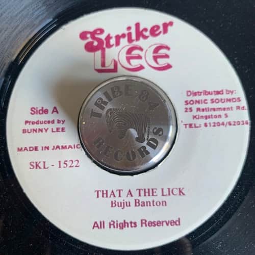 Buju Banton – That A The Lick