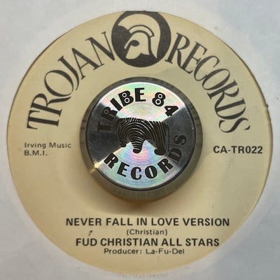 Winston Heywood, Fud Christian All Stars - Never Fall In Love / Never Fall In Love Version picture 2