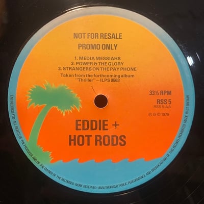 Inner Circle, Eddie And The Hot Rods - Island Sampler picture 2