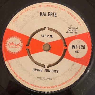 The Jiving Juniors - Sugar Dandy / Valerie picture 2