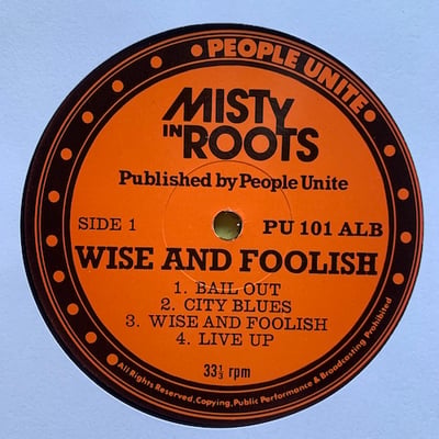 Misty In Roots - Wise And Foolish picture 6